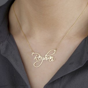 Personalized Name Silver Women's Necklace