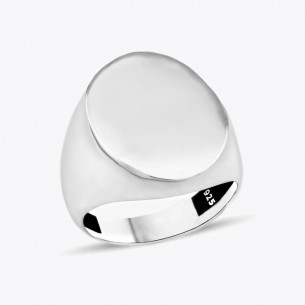 Personalized Men Silver Ring