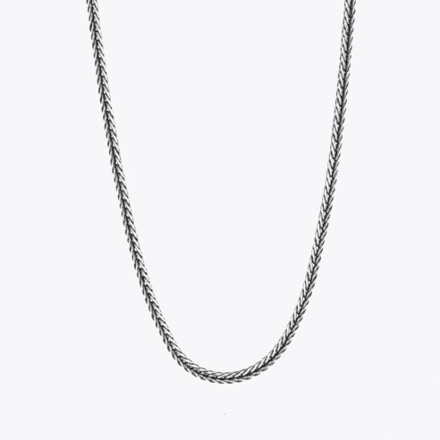 Foxtail Chain 2.5 mm - 925 Sterling Silver