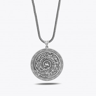 Conquest Duration Written 925 Sterling Silver Necklace