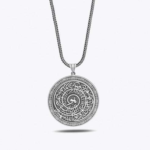 Conquest Duration Written 925 Sterling Silver Necklace