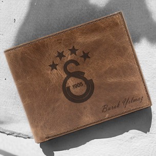 Gs Personalized Leather Wallet