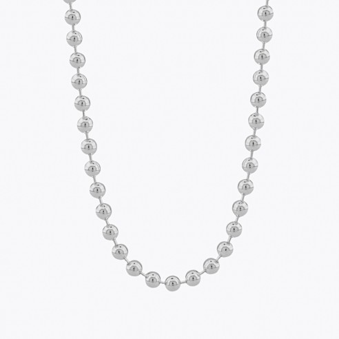 Ball Chain 4 mm Necklace - 925 Sterling Silver
