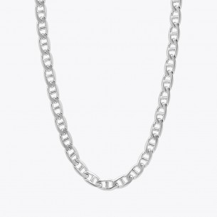 Mariner Link Chain 5 mm Necklace - 925 Sterling Silver