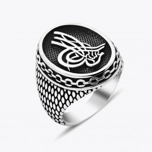 Ottoman Tugra 925s Silver Ring