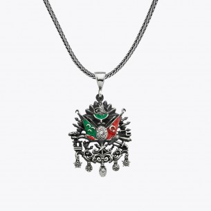 Ottoman Arma 925 Sterling Silver Men's Necklace