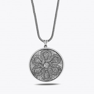 Fecr Duration Written 925 Sterling Silver Necklace