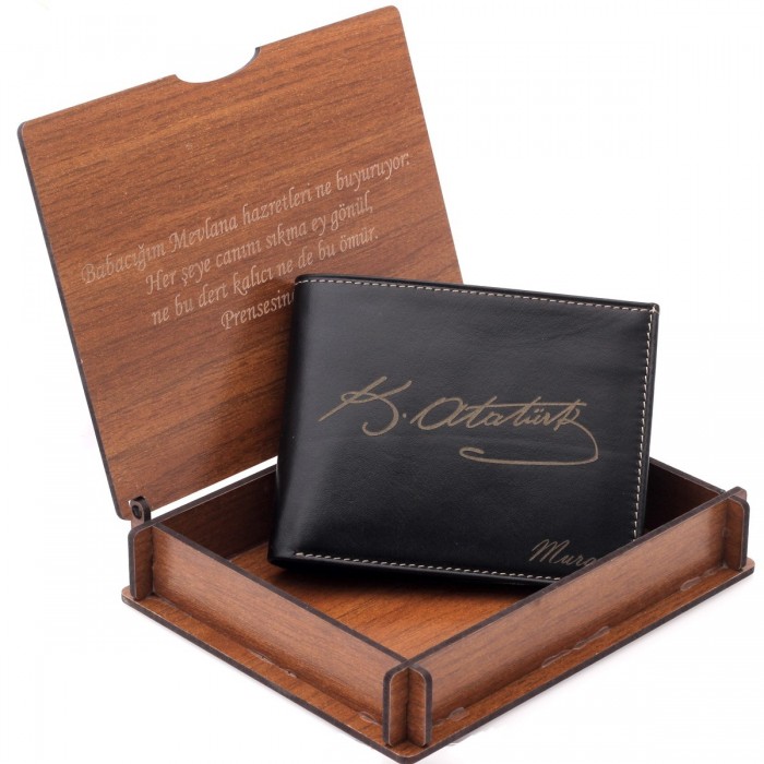 Personalized Leather Wallet 