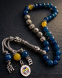 Personalized Fenerbahçe Agate Tasbih with Name | 925 Silver