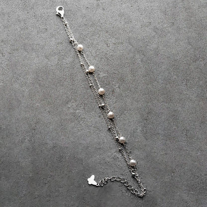 925 Bracelet en perles en argent sterling