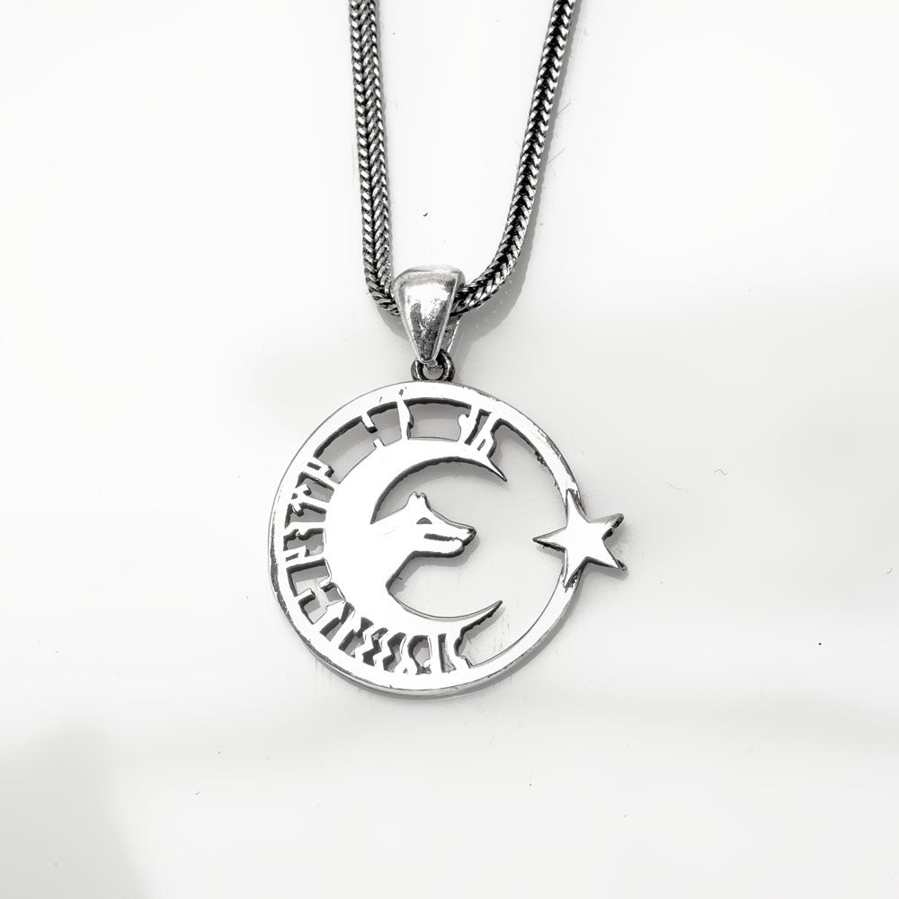 Man Necklace in 925 Sterling Silver