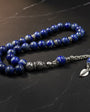 Lapis Lazuli Stone with Letters 925 Sterling Silver Tassel Tomb