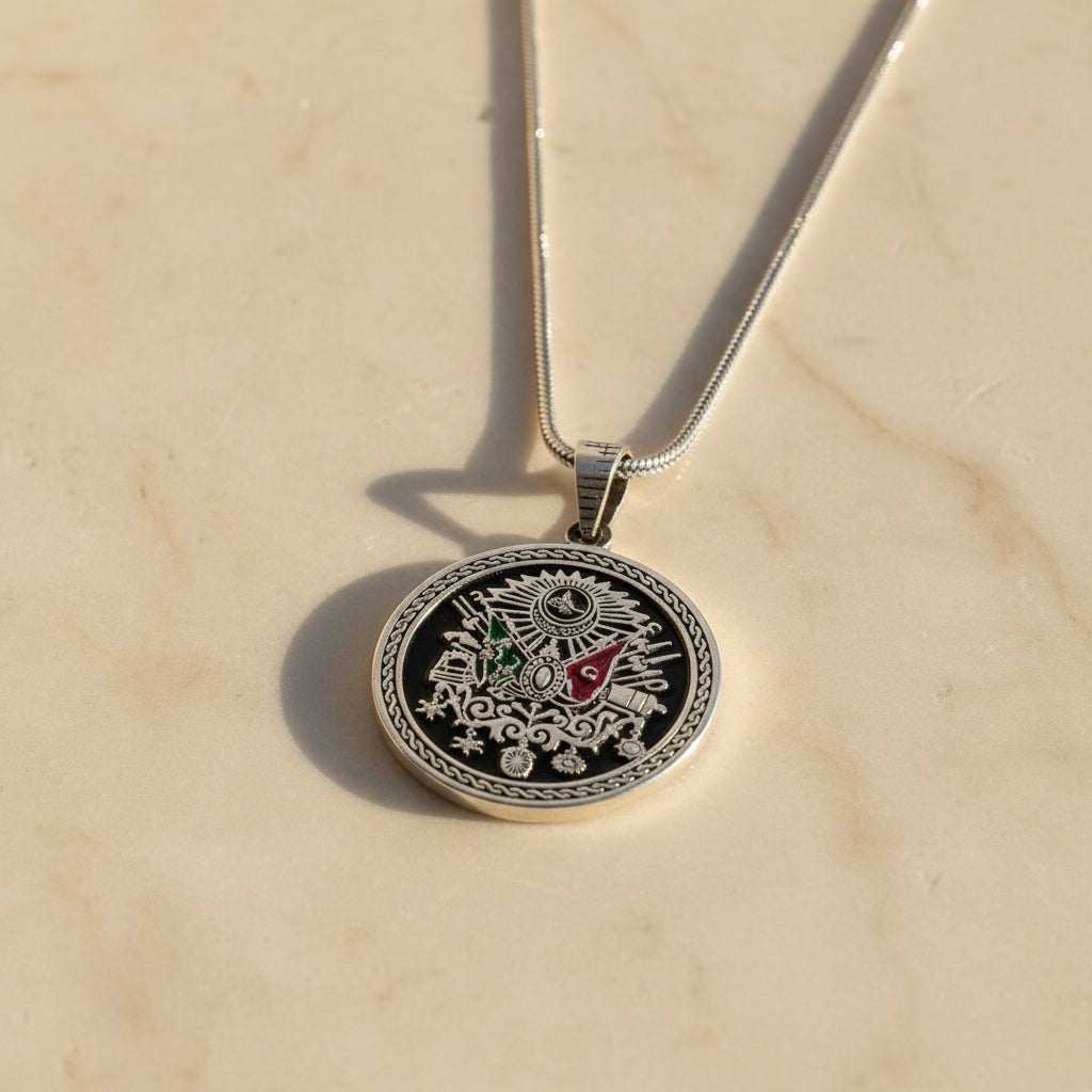 OTTOMAN BIG MEN'S SILVER NECKLACE