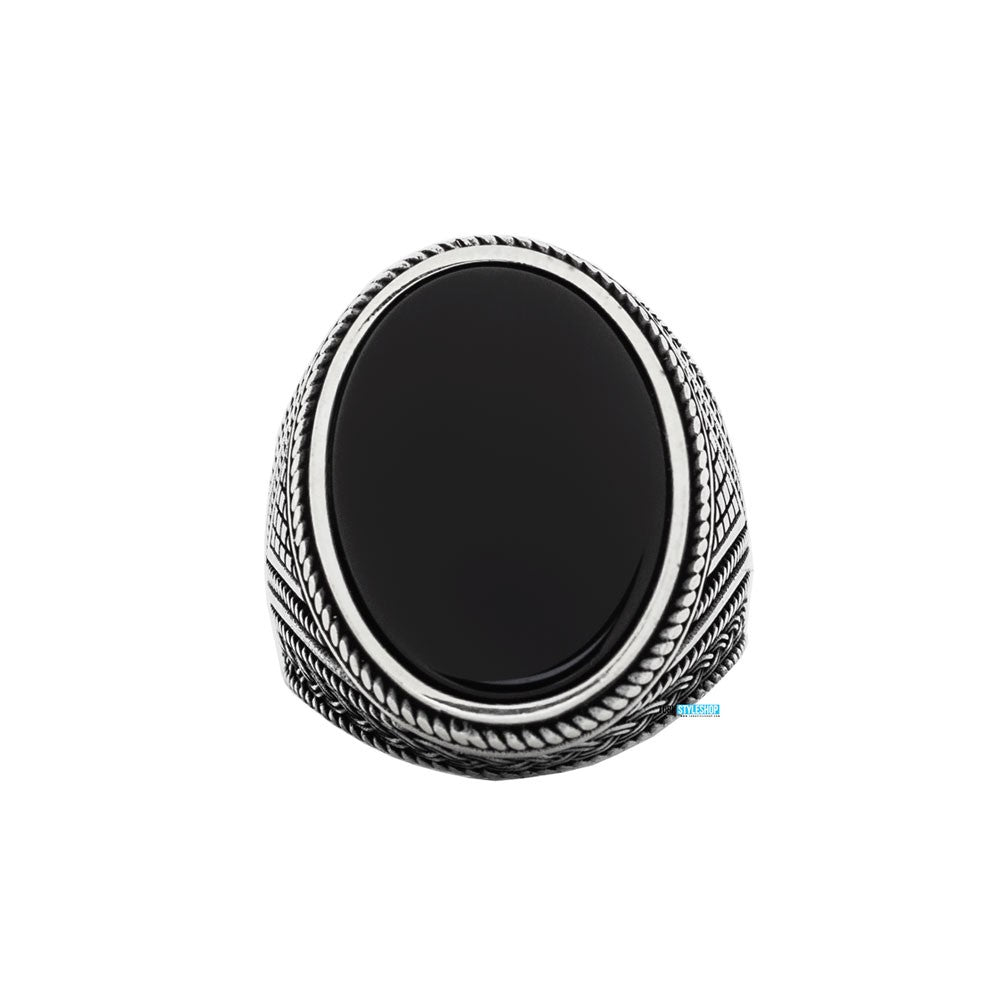 Onyx Stone 925s Silver Ring