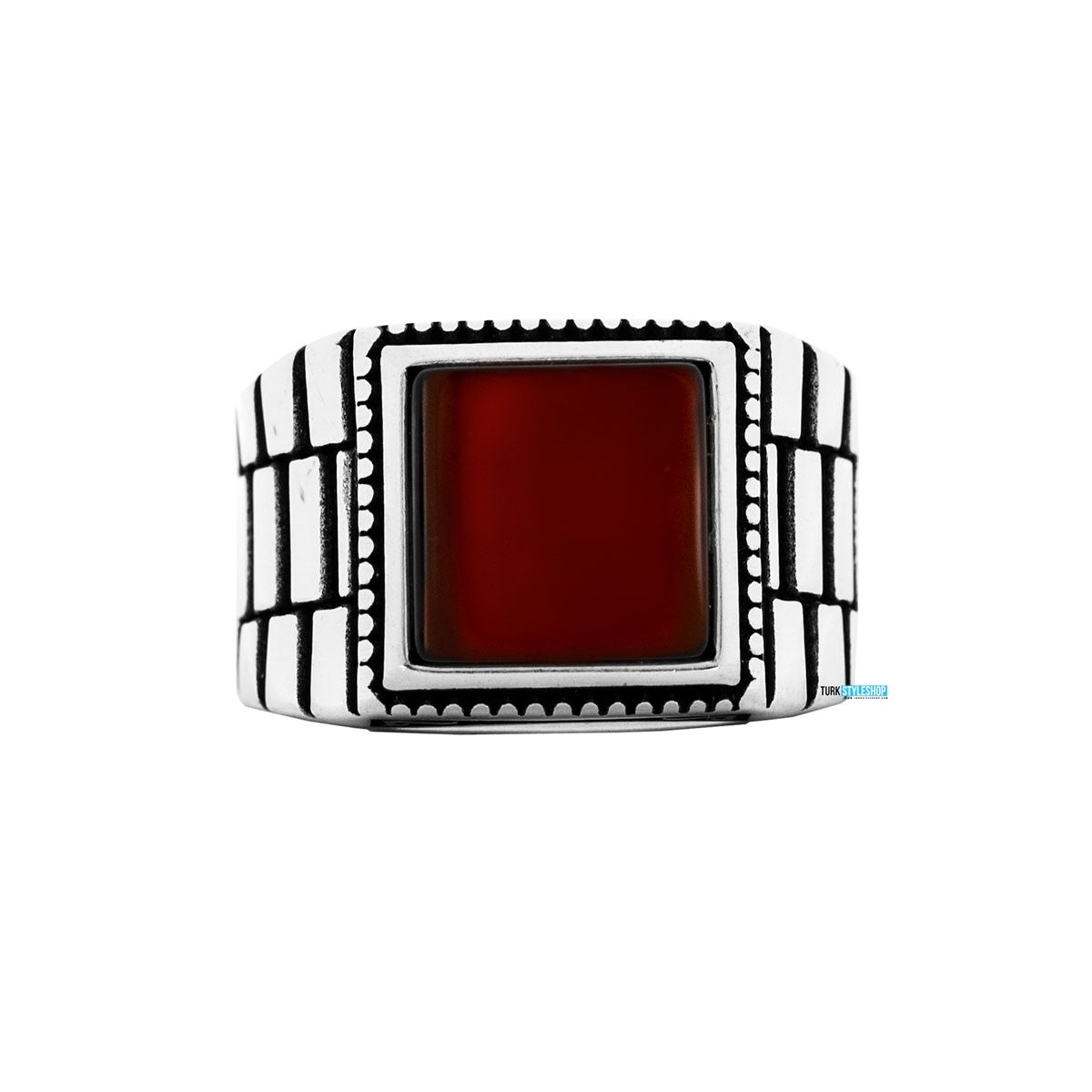 Agate Stone 925s Silver Ring