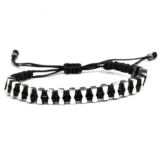 Makramee Armband für Männer aus 925 Silber