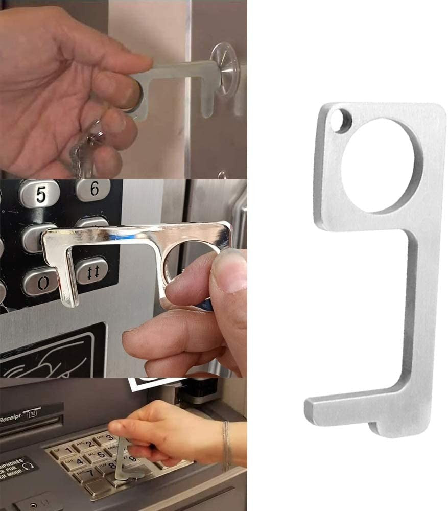 Personalized Non-Contact Door Opener, Portable EDC Door Opener Tool, Keep Your Hands Clean Multipurpose