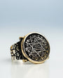 925 Sterling Silver Seal Suleyman Ring