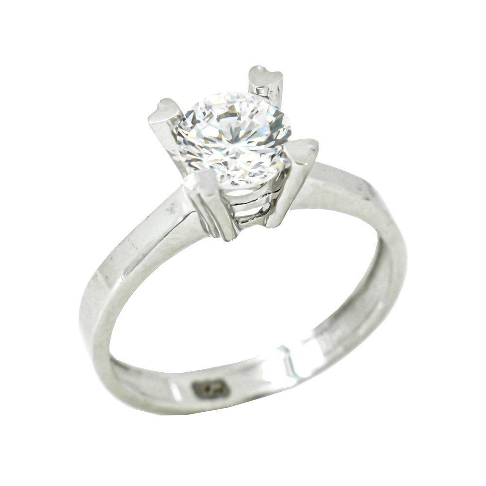 Solitaire 925s Silver Ring