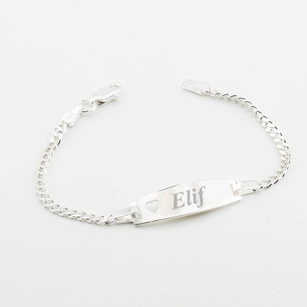 Baby Name Bracelet in Sterling Silver