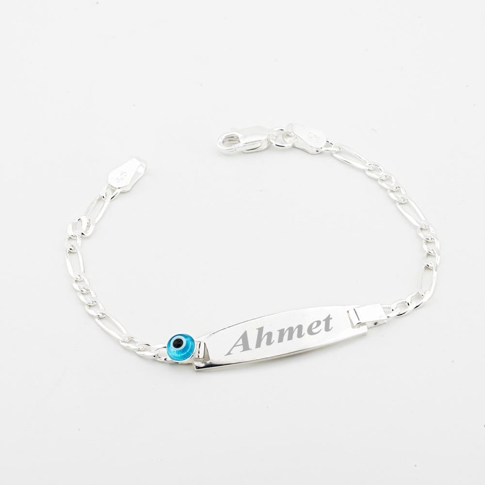 Baby Name Bracelet in Sterling Silver