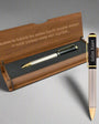 Named roles pencil and note written wooden box gift set