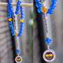 Personalized Fenerbahçe Agate Tasbih with Name