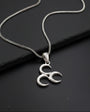 Three Crescent Men's Silver Necklace