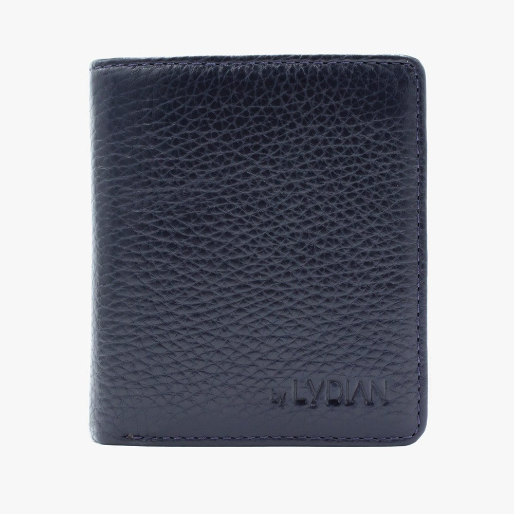 Navy Blue Genuine Leather Wallet