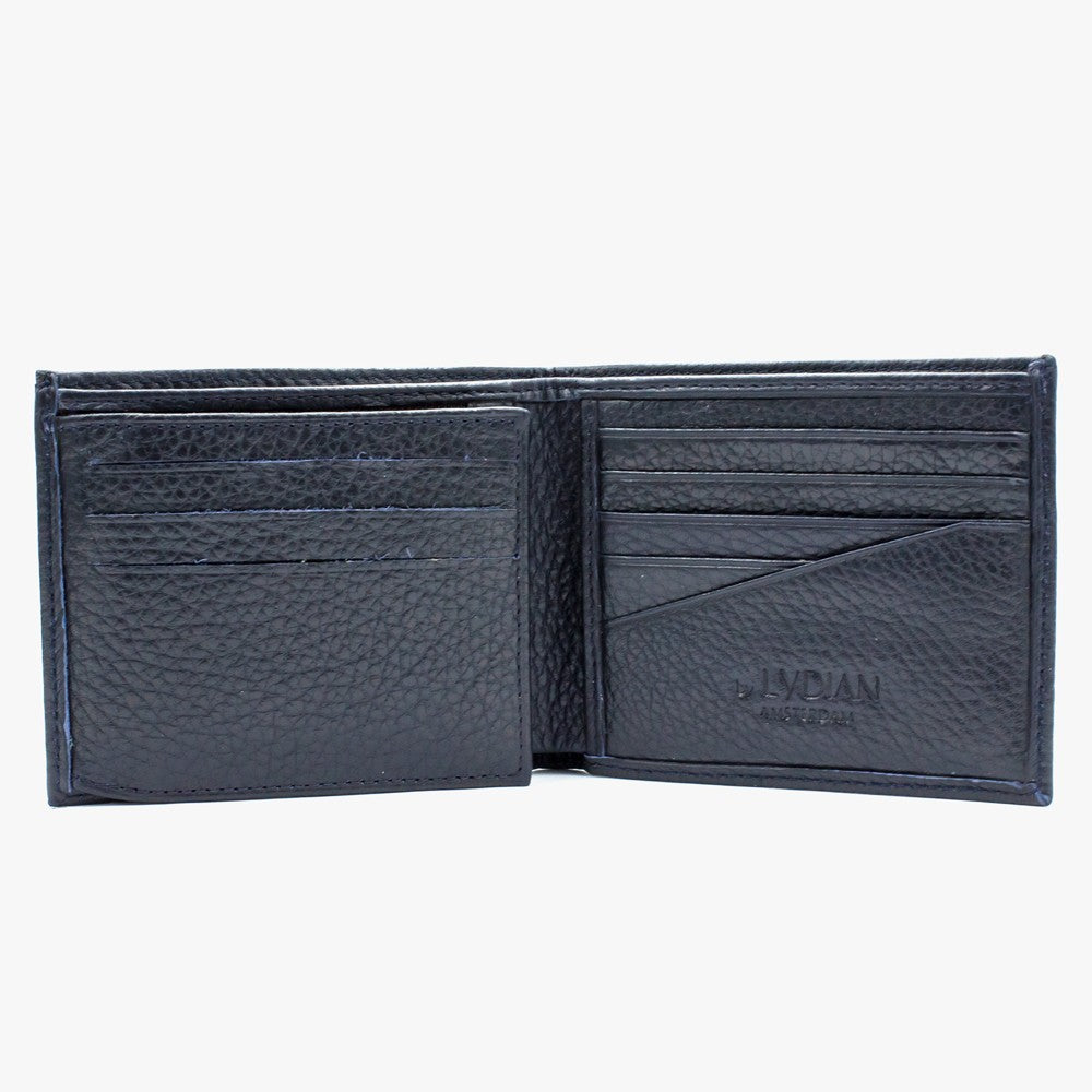 Navy Blue Genuine Leather Wallet