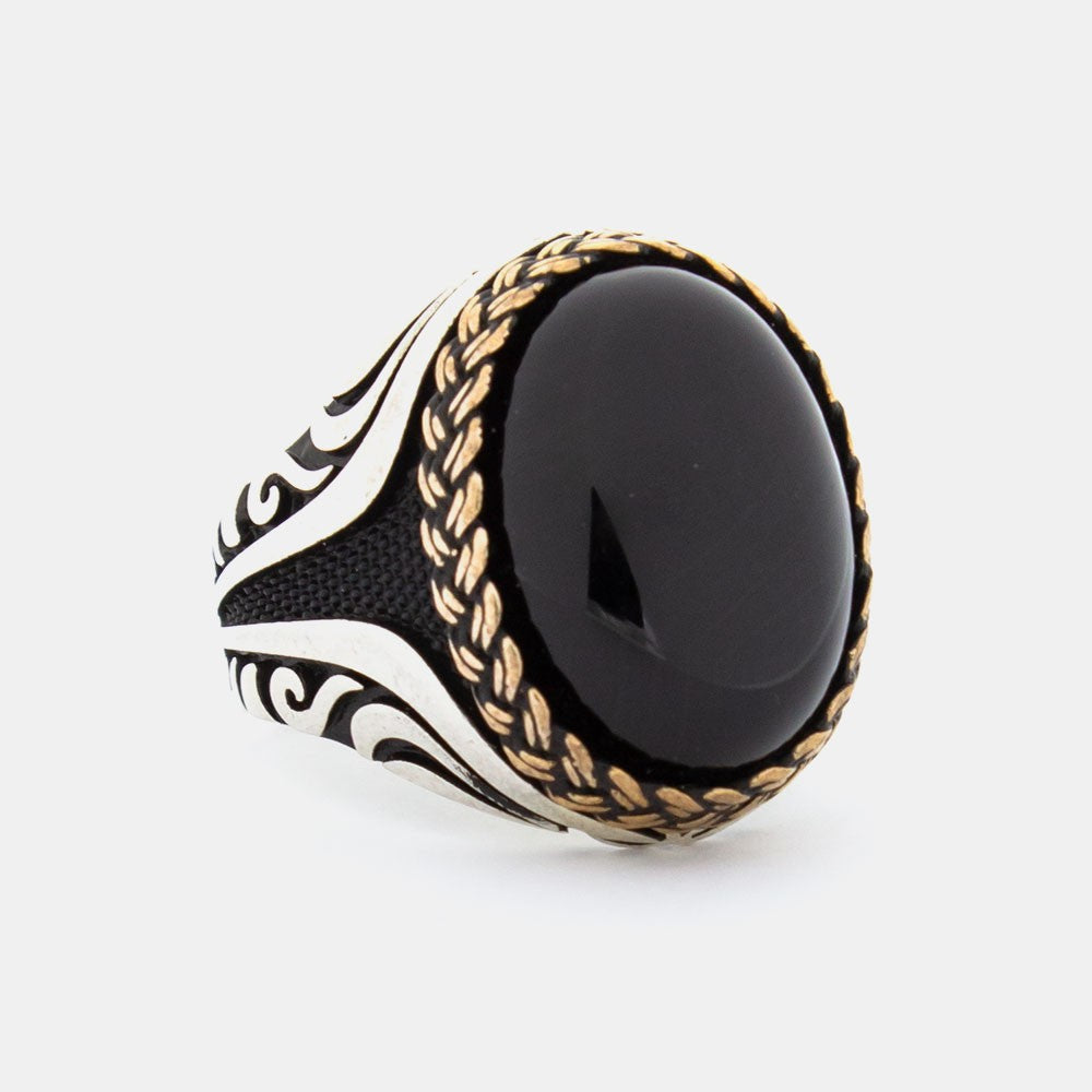 Onyx Stone Handmade 925 Sterling Silver Ring