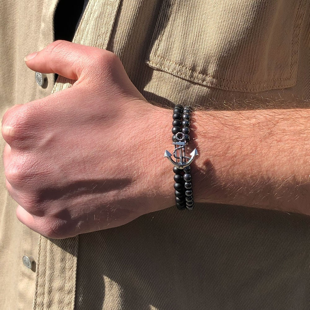 Natural Stone Men's Bracelet