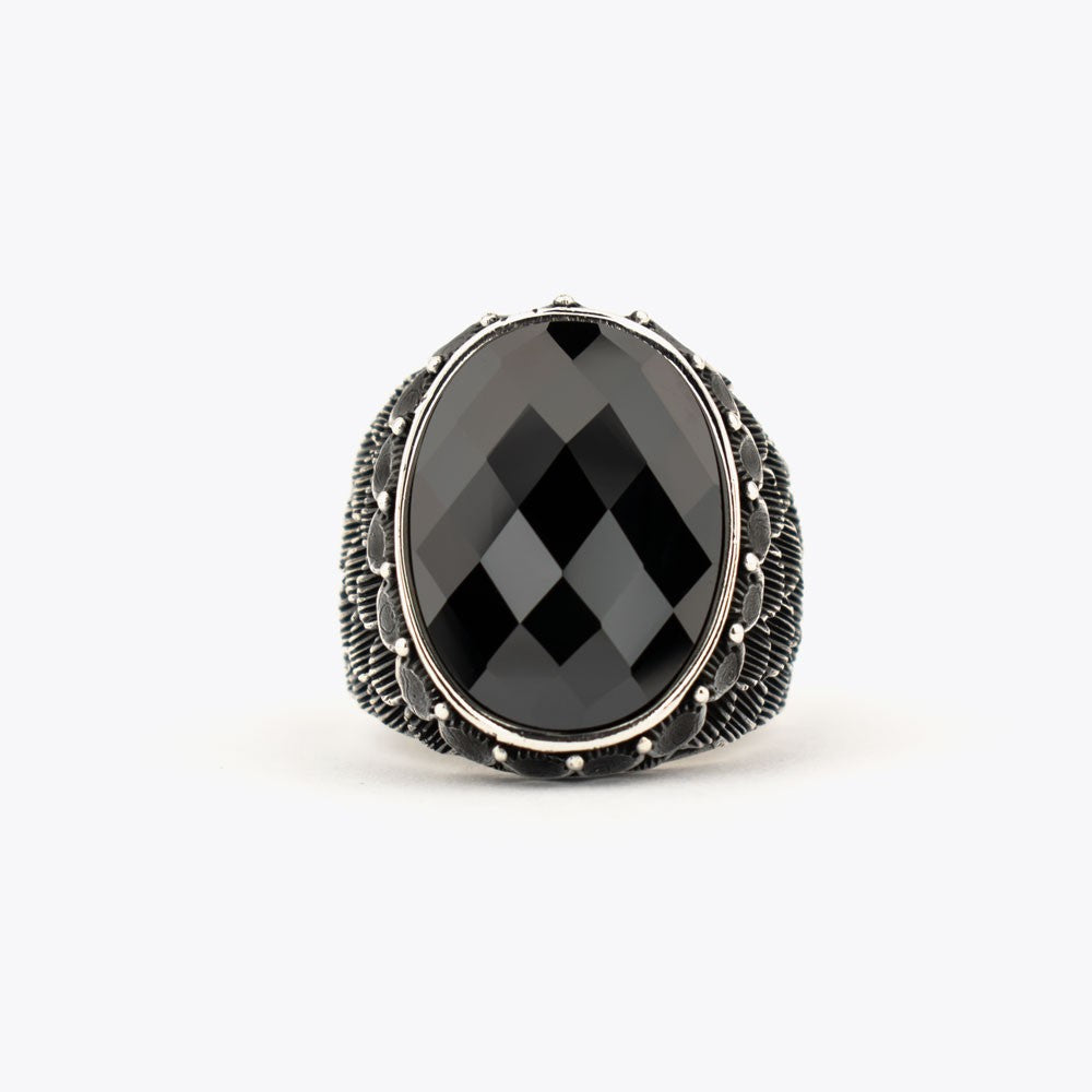 Onyx Stone 925s Silver Ring