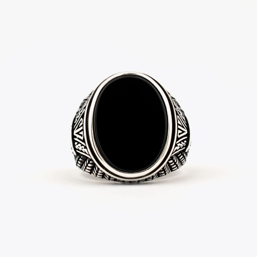 Onyx Stone 925s Silver Ring