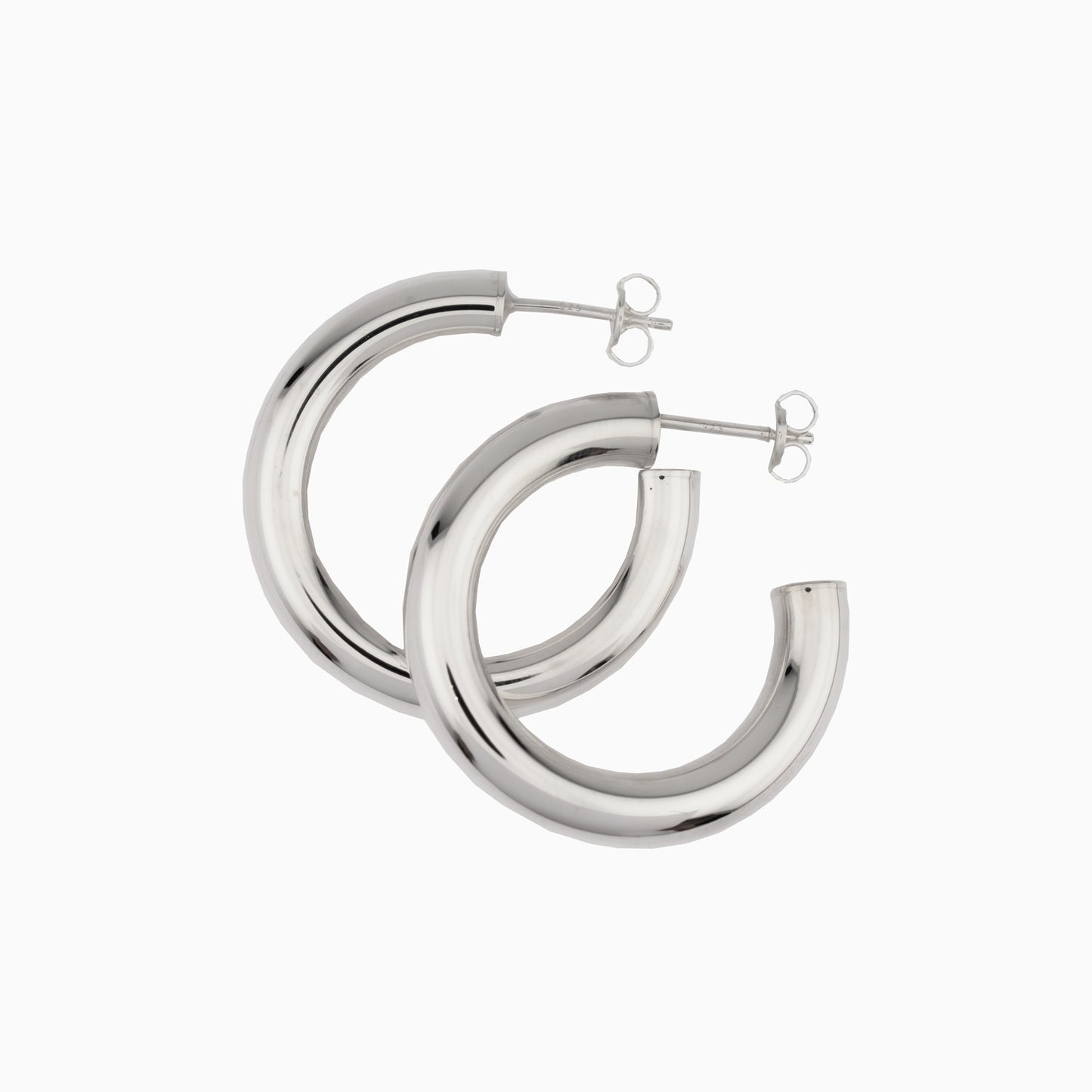 925 Sterling Silver Hoop Earrings