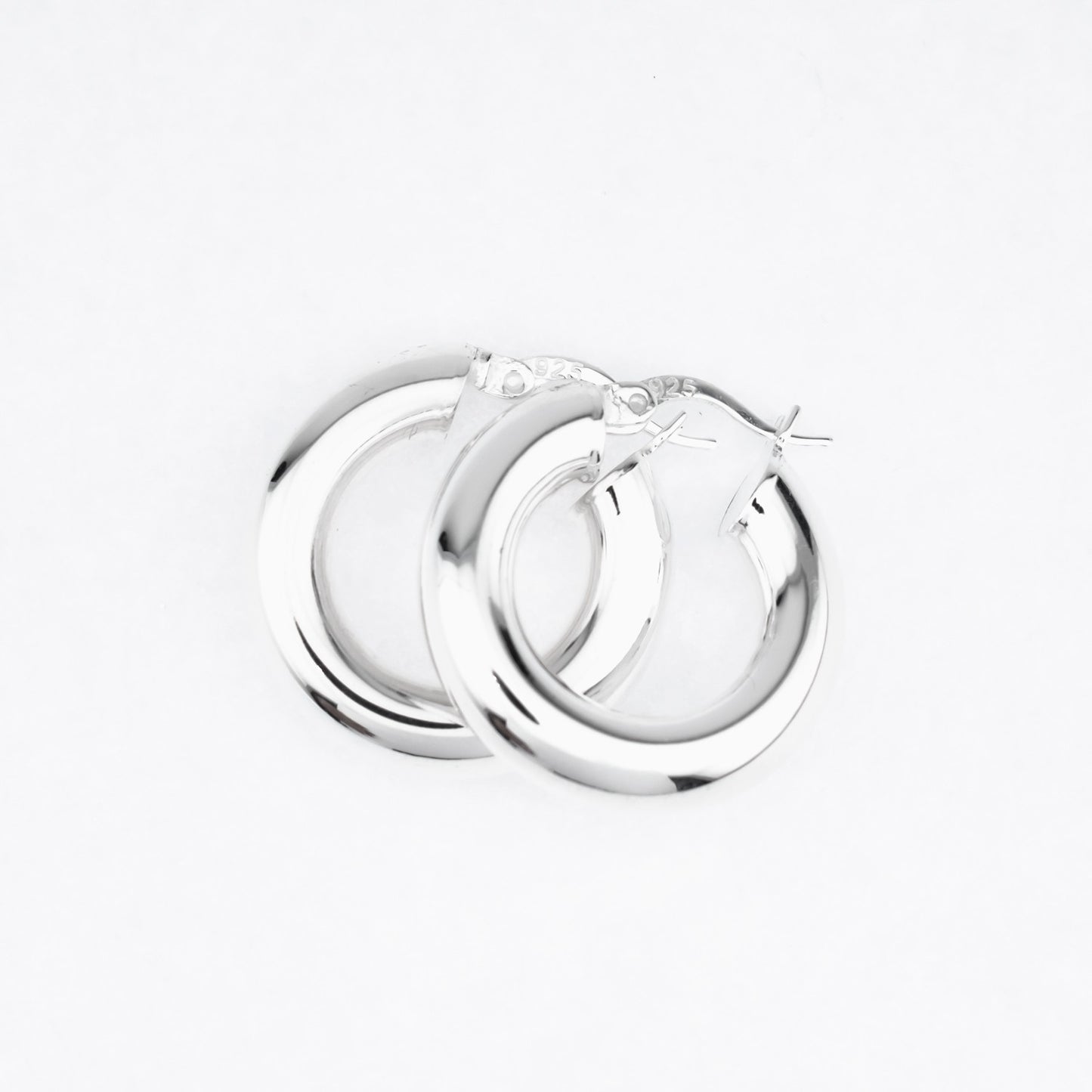 925 Sterling Silver Hoop Earrings