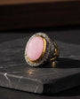 Authentic Big Stone Women's Silver Ring