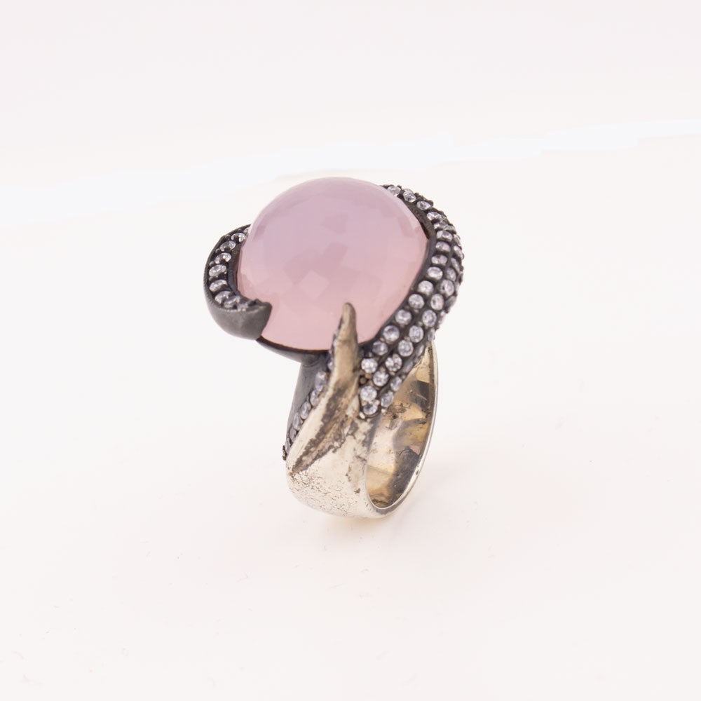 Big Stone Women Silver Ring