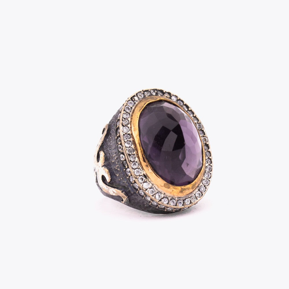 Big Stone Women Silver Ring