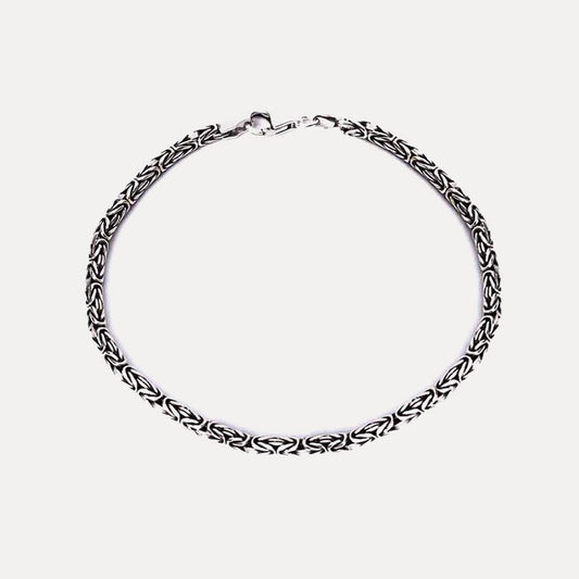 925 Sterling Silber Königskettenarmband 4,5mm