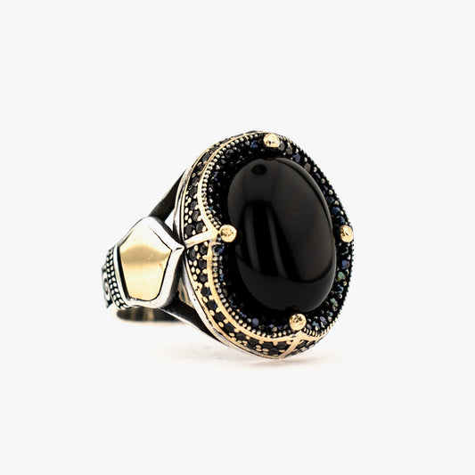 Onyx Stone Handmade 925 Sterling Silver Ring