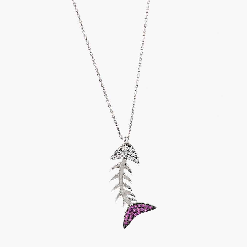 925 Collier de poisson en argent sterling