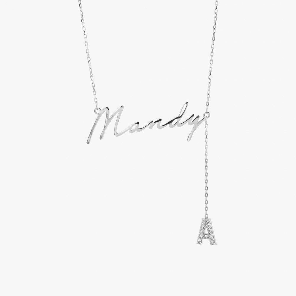 Name 925s Silver Necklace