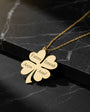 Collier Trèfle Personnalisé avec Prénoms pour Fête des Mères