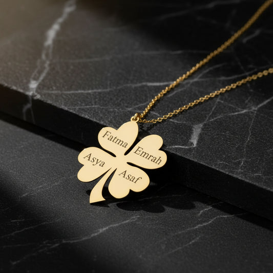 Anneler Günü Kişiye Özel Yonca İsim Kolye