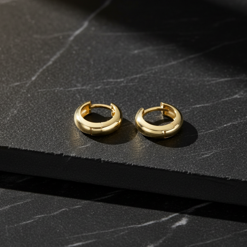 Mini Glow - 925 boucles d'oreilles en argent sterling