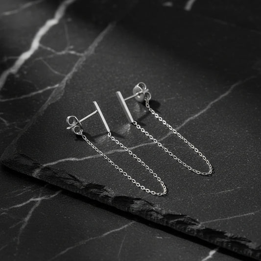 Silver Flow - 925 Sterling Silver Earrings
