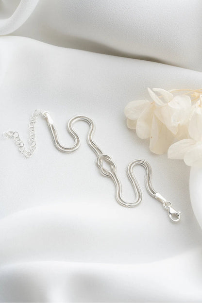 Bracelet en argent sterling de Love Knot 925