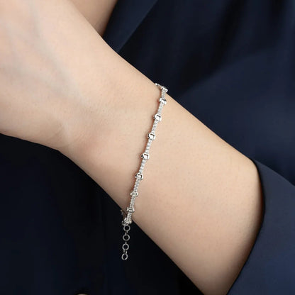 Işıltı 925 Ayar Gümüş Bileklik