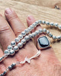 Zulfikar Sword Silver Tesbih et Ring Onyx Ring Combination
